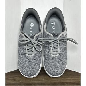 KIZIK MADRID ECO KNIT SNEAKERS HEATHER GRAY Unisex M7.5/W9 Wide Comfort EUC
